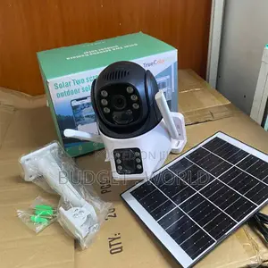 Dual Lens PTZ Solar CCTV Camera – 4g Connectivity for Off-Grid Securi