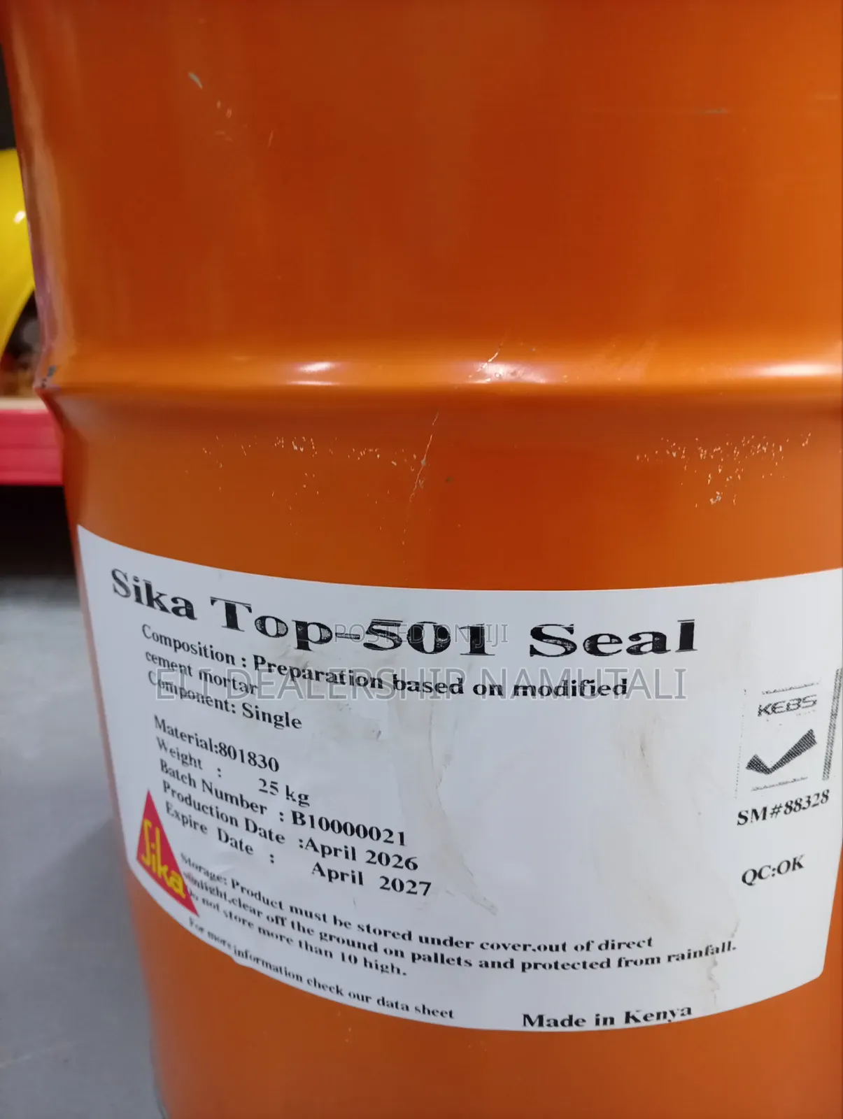 Sika Top-Seal 501 High-Performance Waterproofing Mortar