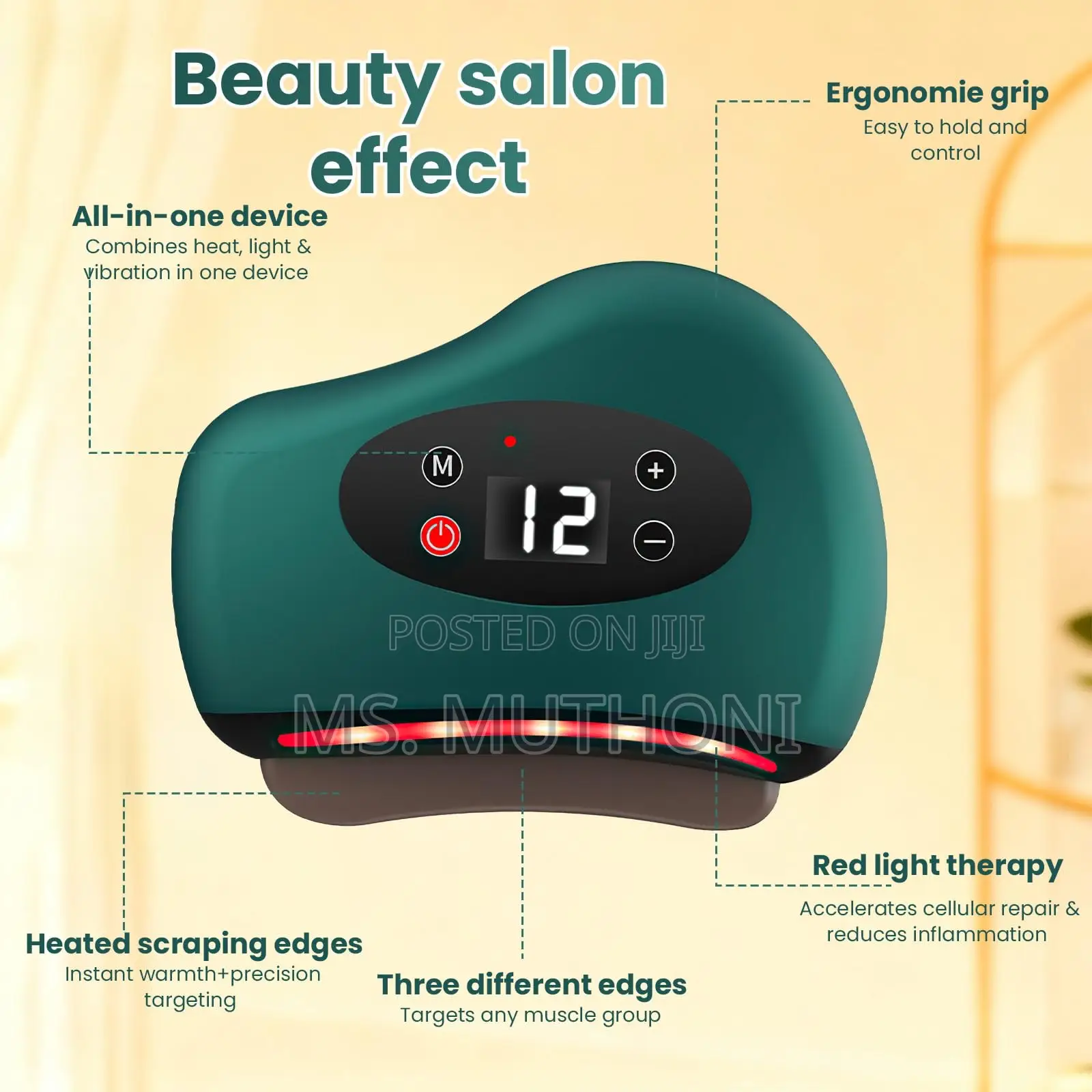 Electric Foot Scraper - 12 Levels Multifunctional Heating Tool