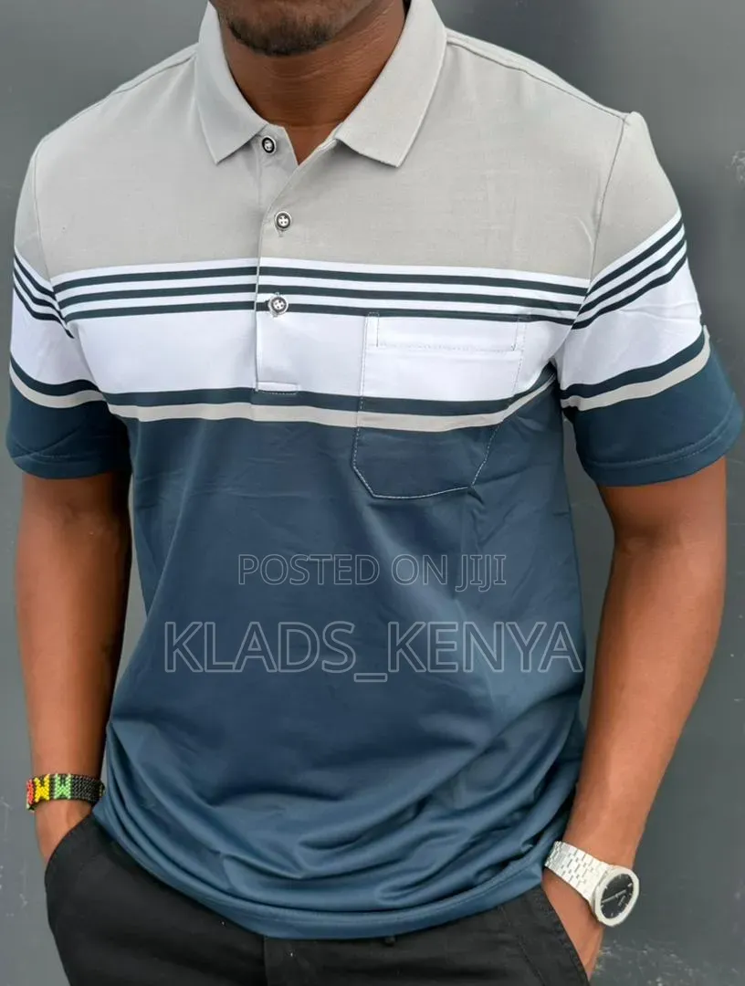 Men's Lined Shirts Polo