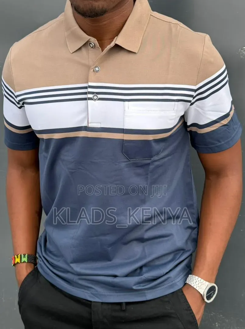 Men's Lined Shirts Polo