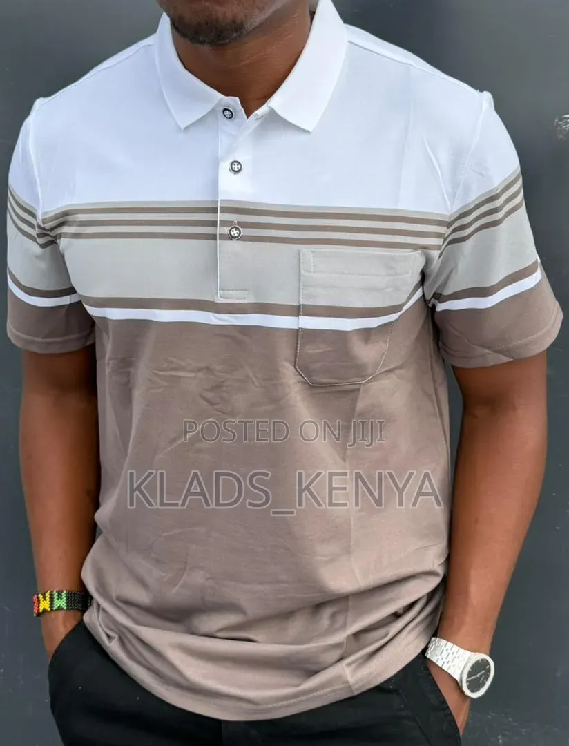 Men's Lined Shirts Polo