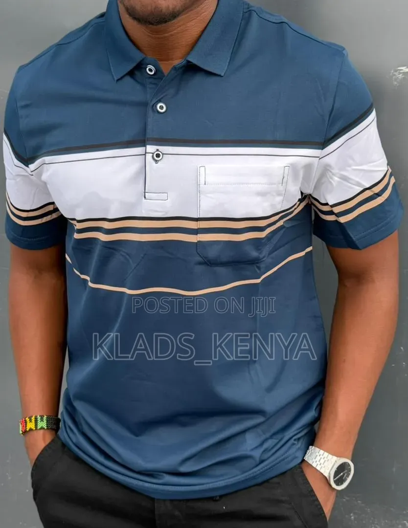 Men's Lined Shirts Polo