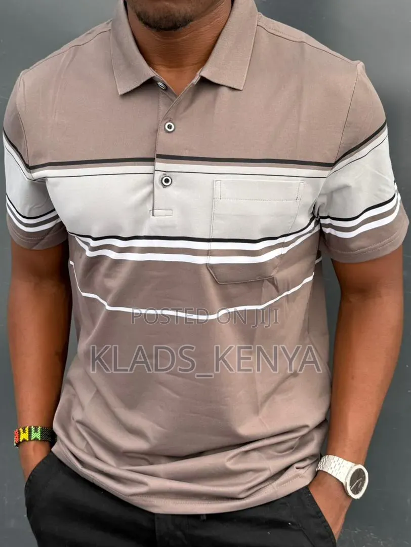 Men's Lined Shirts Polo