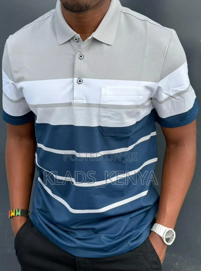 Men's Lined Shirts Polo