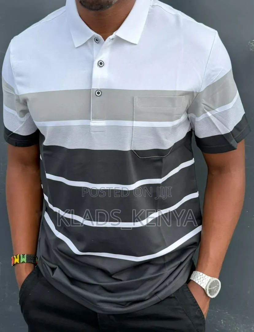 Men's Lined Shirts Polo