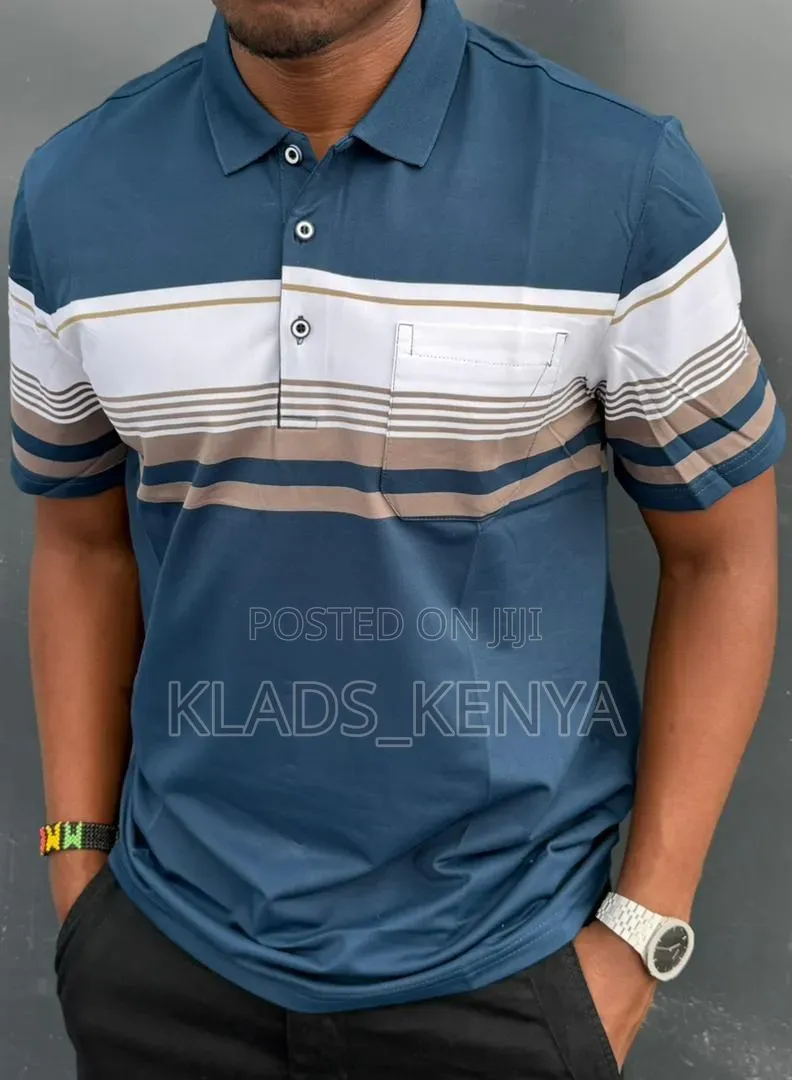Men's Lined Shirts Polo