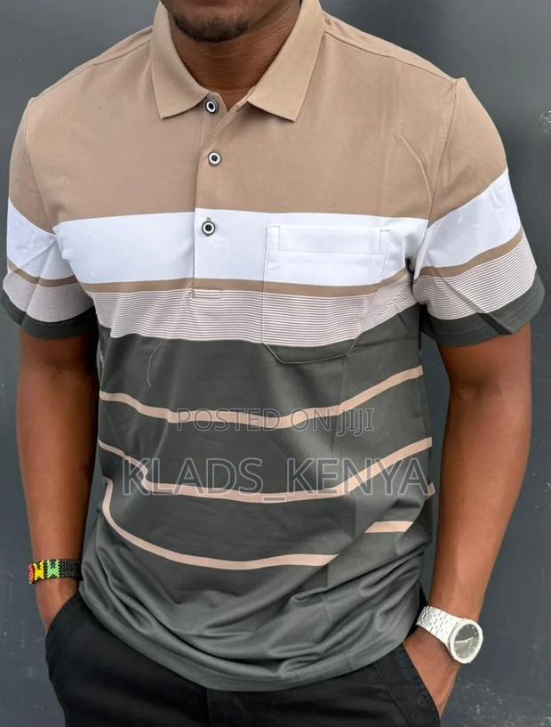 Men's Lined Shirts Polo - thumbnail 12