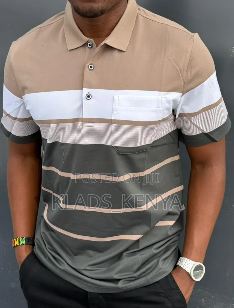 Men's Lined Shirts Polo