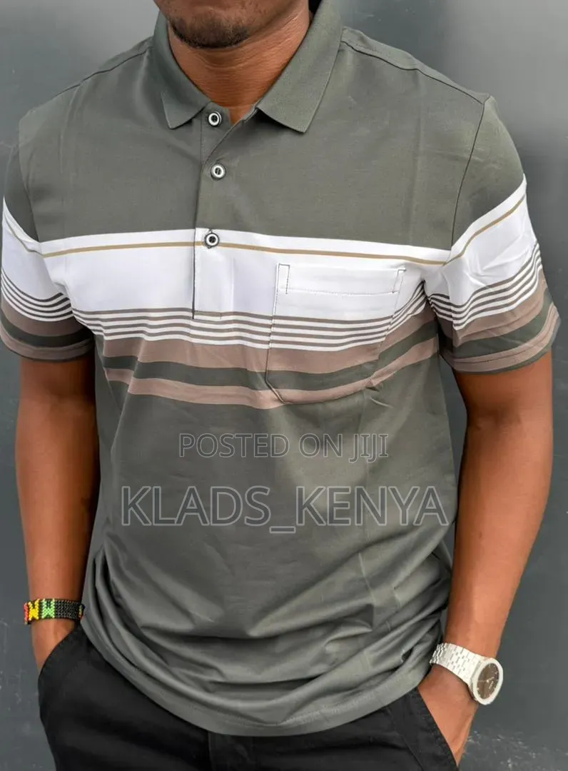 Men's Lined Shirts Polo