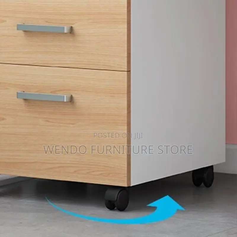 Office Cabinet; Three Drawers Wooden Pedestal Cabinet
