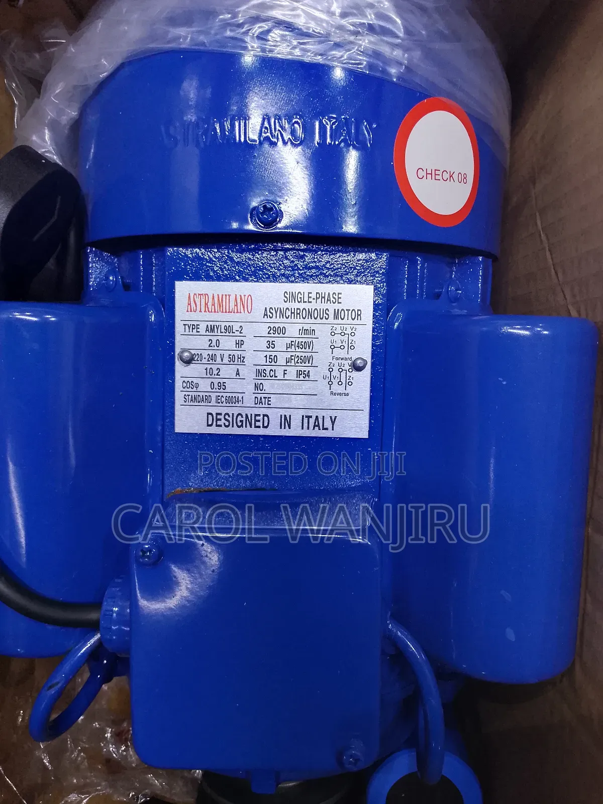 Astramilano 2hp High Speed Motor/2hp Astramilano Motor