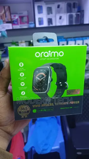 Oraimo Watch Nova Am Smart Watch – Large 2.01′′ Amoled Curved Screen