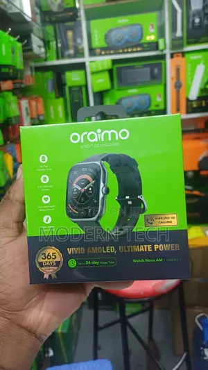 Oraimo Watch Nova Am Smart Watch – Stylish Curved Glass Design