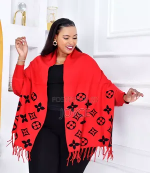 Warm Poncho With Hands