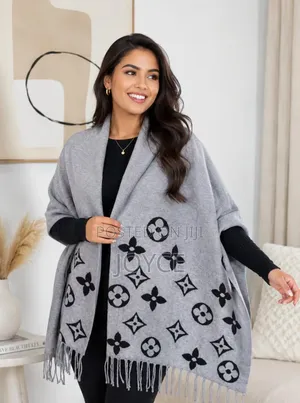 Warm Poncho With Hands