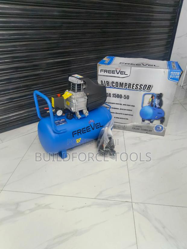 Freevel Air Compressor 50 Litres Electric Corded