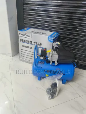 Freevel Air Compressor 50 Litres Electric Corded