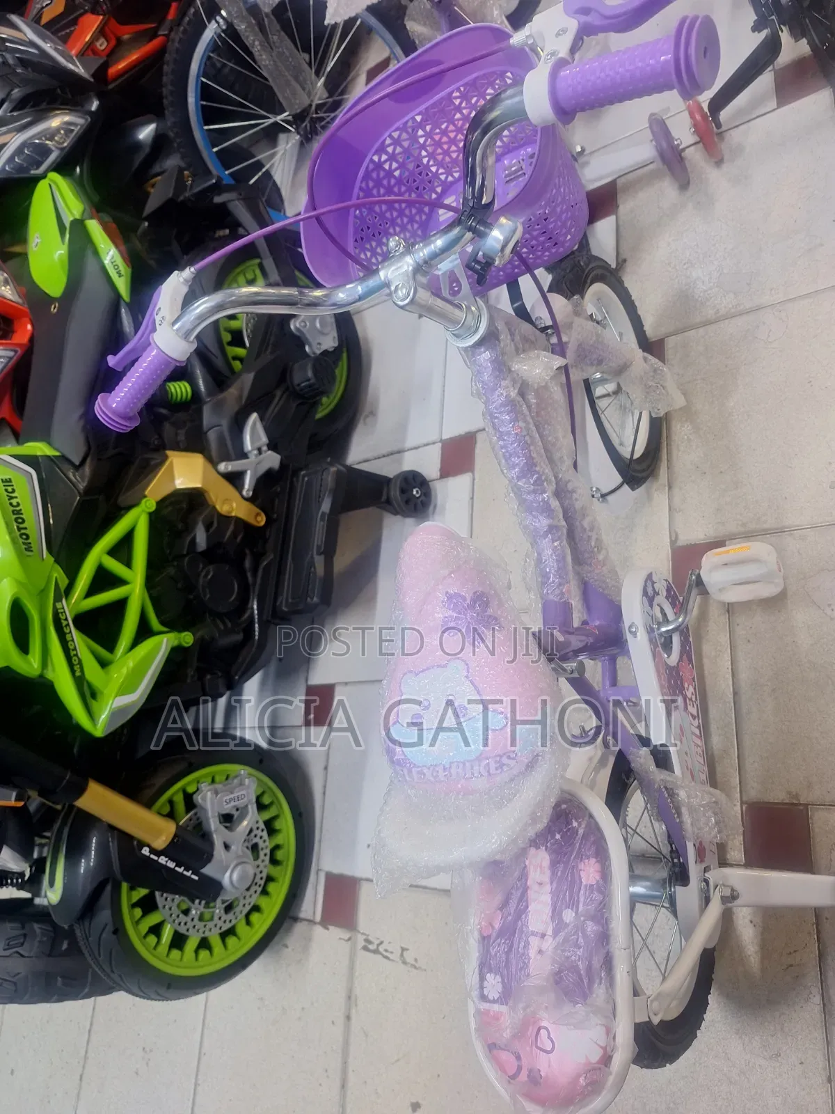 Ki'd Bicycle Size 12 Purple