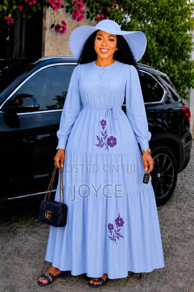 Heavy Linen Maxi Dress - thumbnail 4