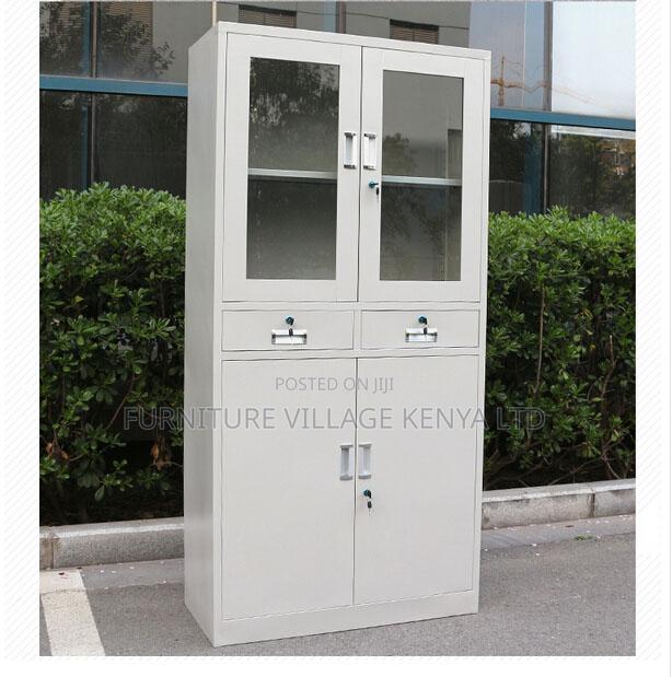 Modern 2-Door File Cabinet With Drawer's - thumbnail 6