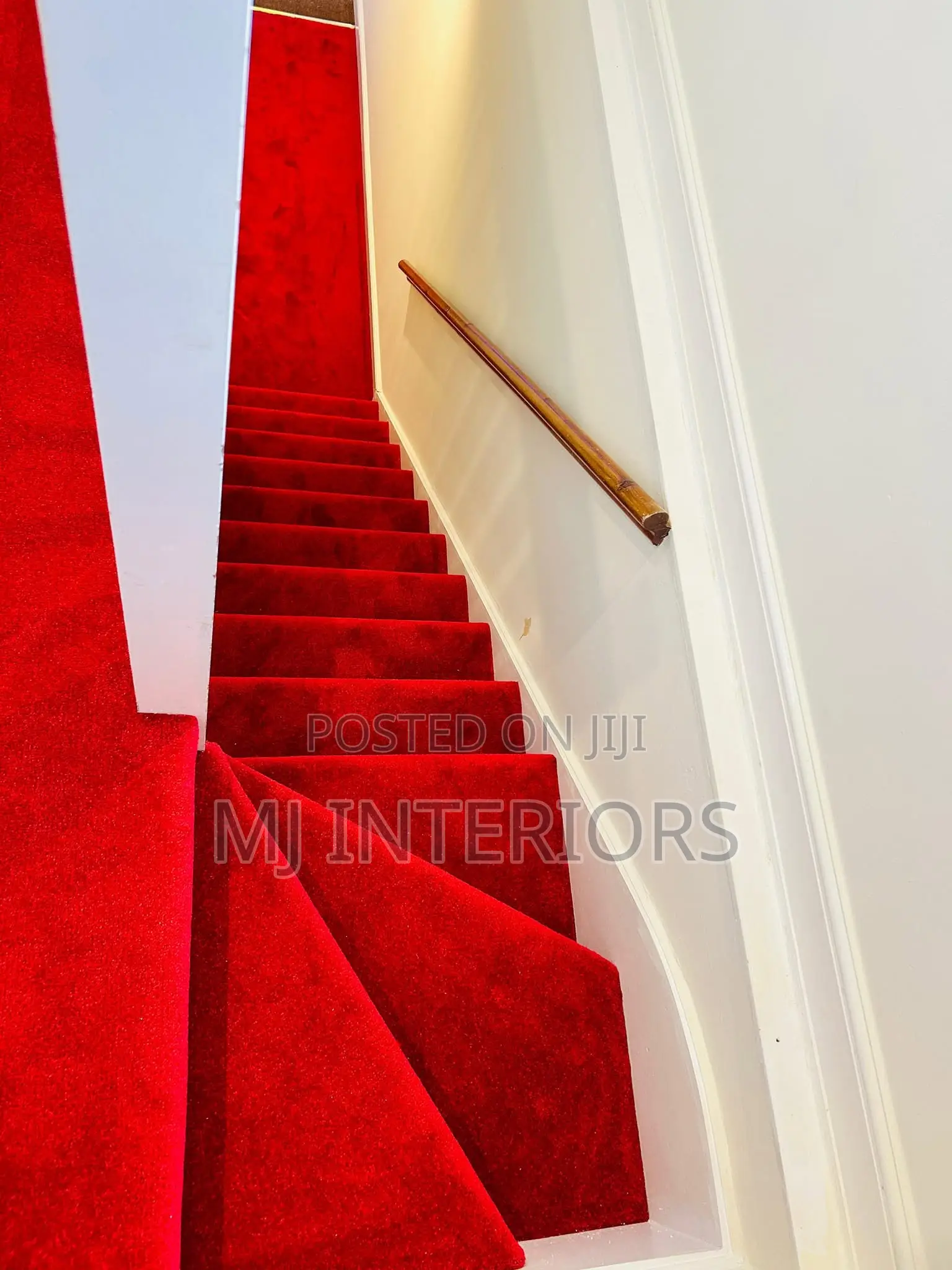 Professional Carpet Stairs Installation With Quality Finishing