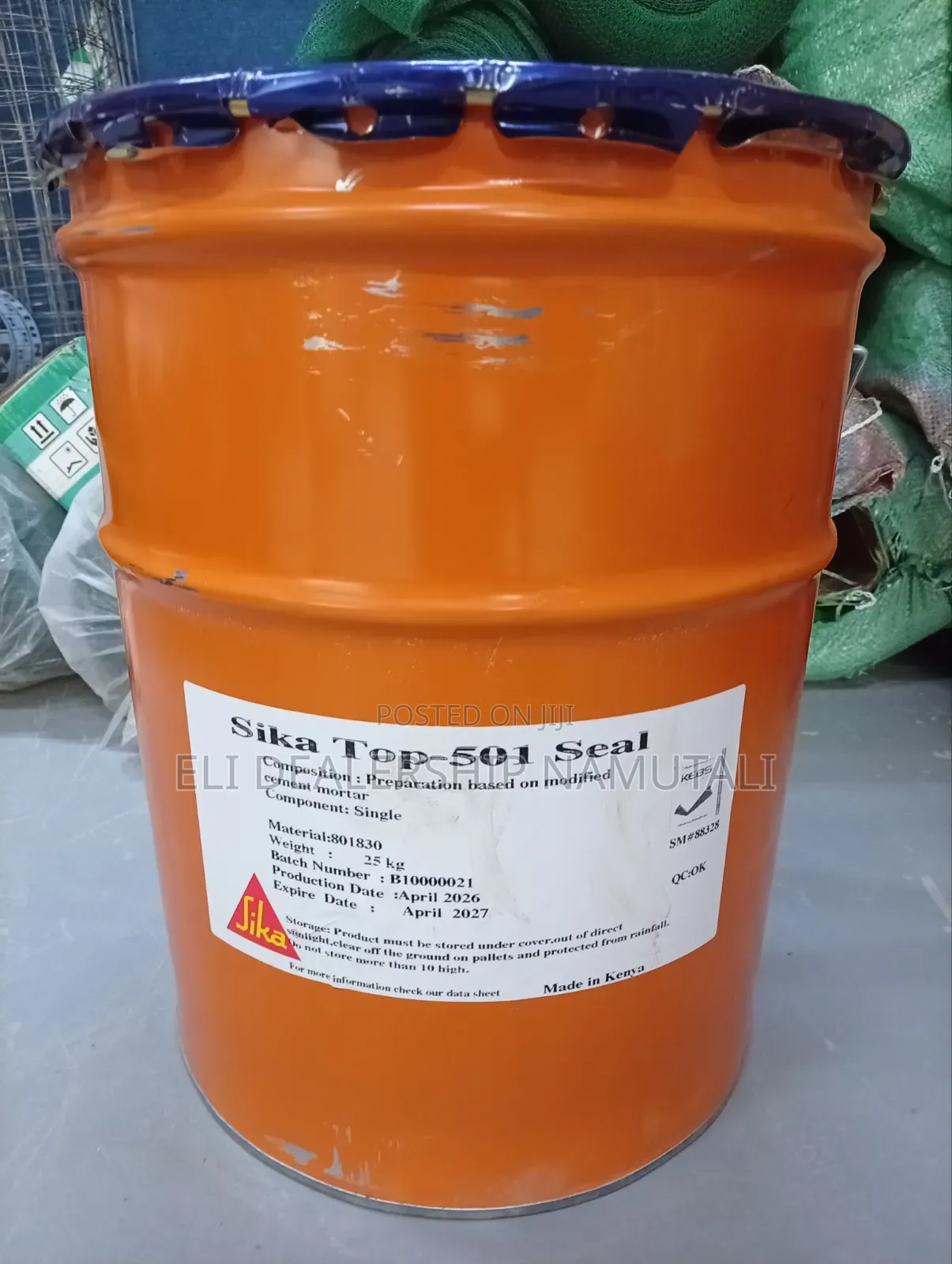 Sika Top-Seal 501 25kg Waterproofing Cement Coating