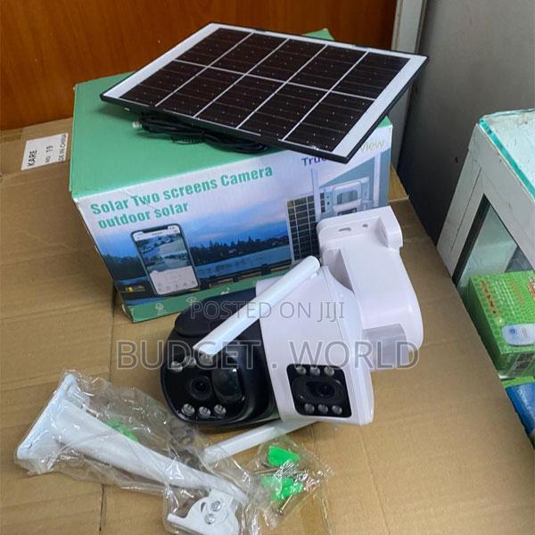 . Dual Lens 4g Solar CCTV Camera – PTZ Wireless Camera With Sim Slot