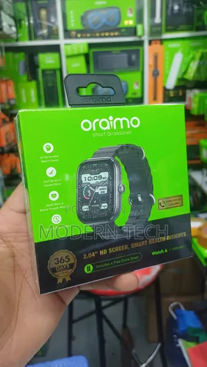 Oraimo Watch 6 2.04" TFT Ip68 Smart Watch