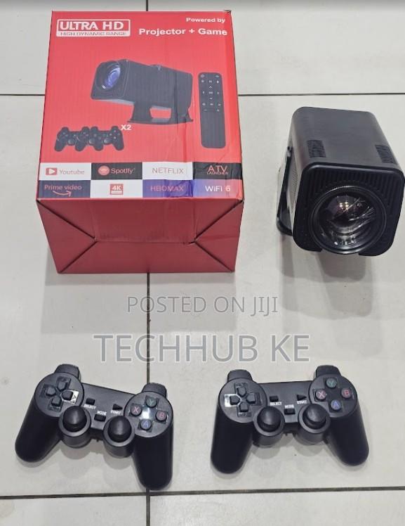 Mini Projector With Android Tv Gaming Console Hy320 Wifi 6 Projector