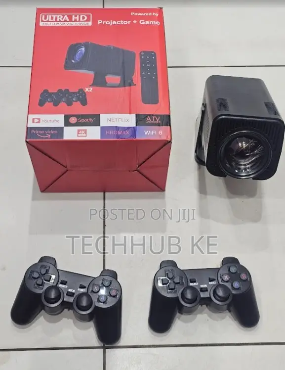 Mini Projector With Android Tv Gaming Console Hy320 Wifi 6 Projector