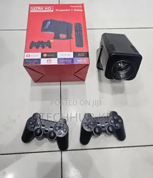 Mini Projector With Android Tv Gaming Console Hy320 Wifi 6 Projector