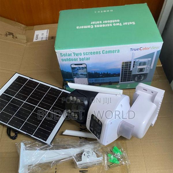 . Solar Dual Camera PTZ Security System – 4g Sim Card Outdoor Camera