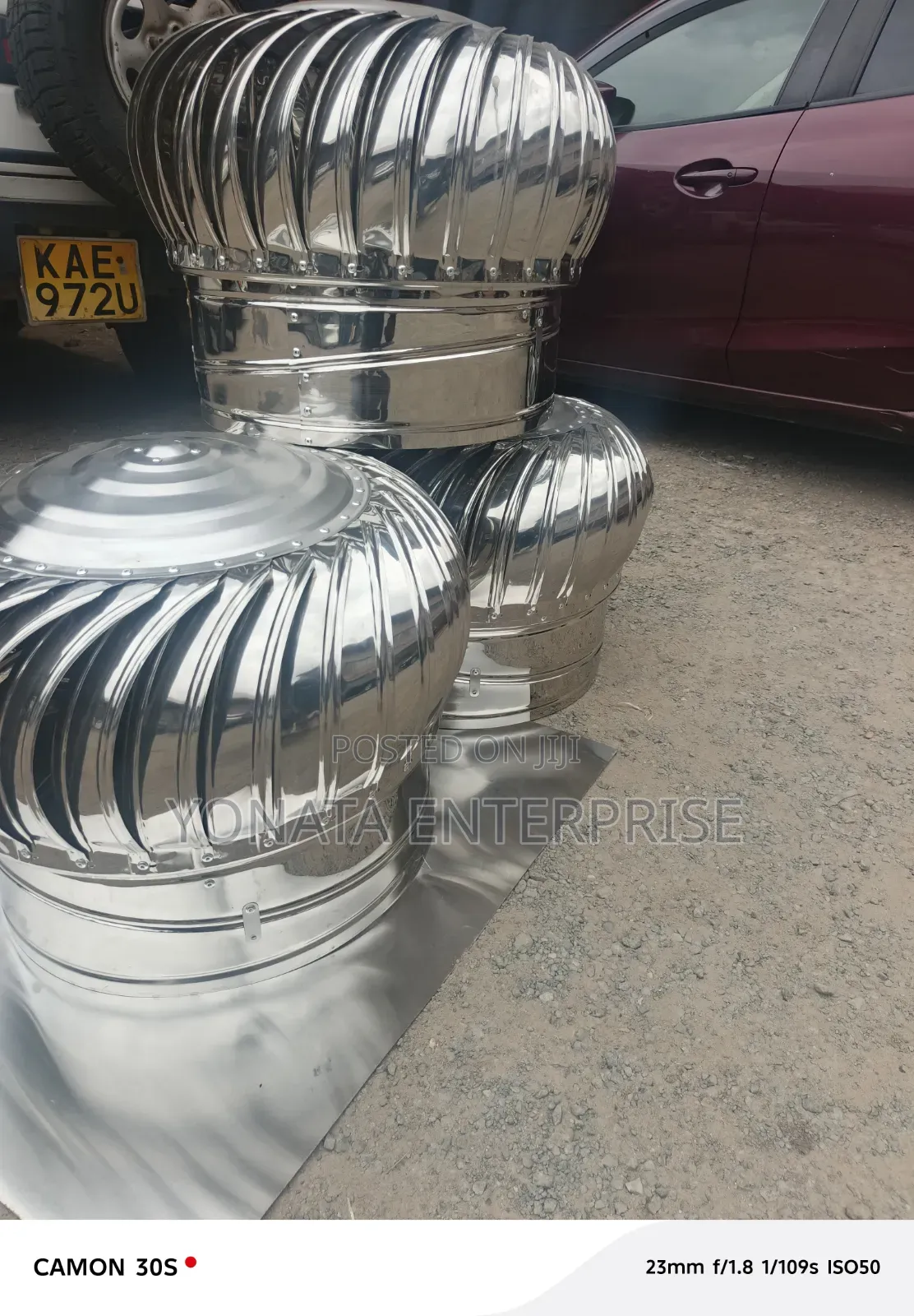 500mm Stainless Steel Cyclone Roof Ventilator