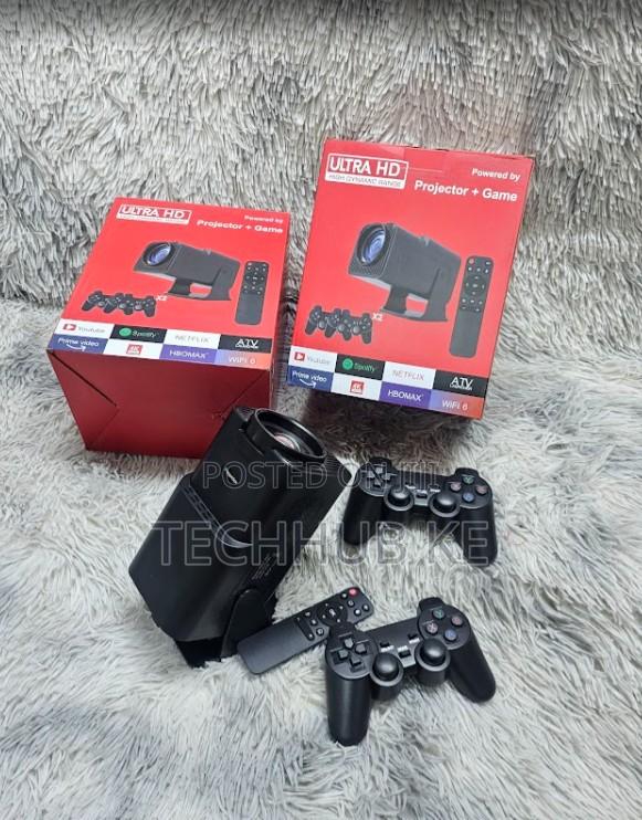  Smart Projector With Wireless Game Pads Home Cinema Gaming System