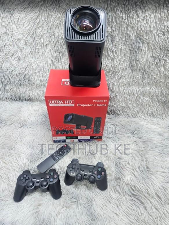  Smart Projector With Wireless Game Pads Home Cinema Gaming System - thumbnail 2