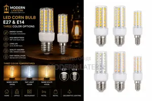 Modern Latern Led Corn Bulb E27 E14 | Ww, Cool White Daylight