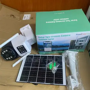 4g Dual Lens Solar Outdoor Camera – Remote Access CCTV With Night Visi