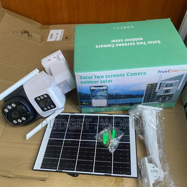 4g Dual Lens Solar Outdoor Camera – Remote Access CCTV With Night Visi