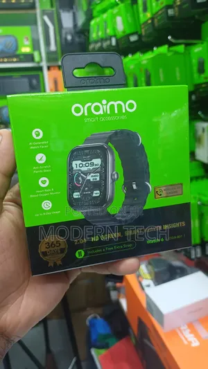 Oraimo Watch 6 Premium Smart Watch for Android iPhone.