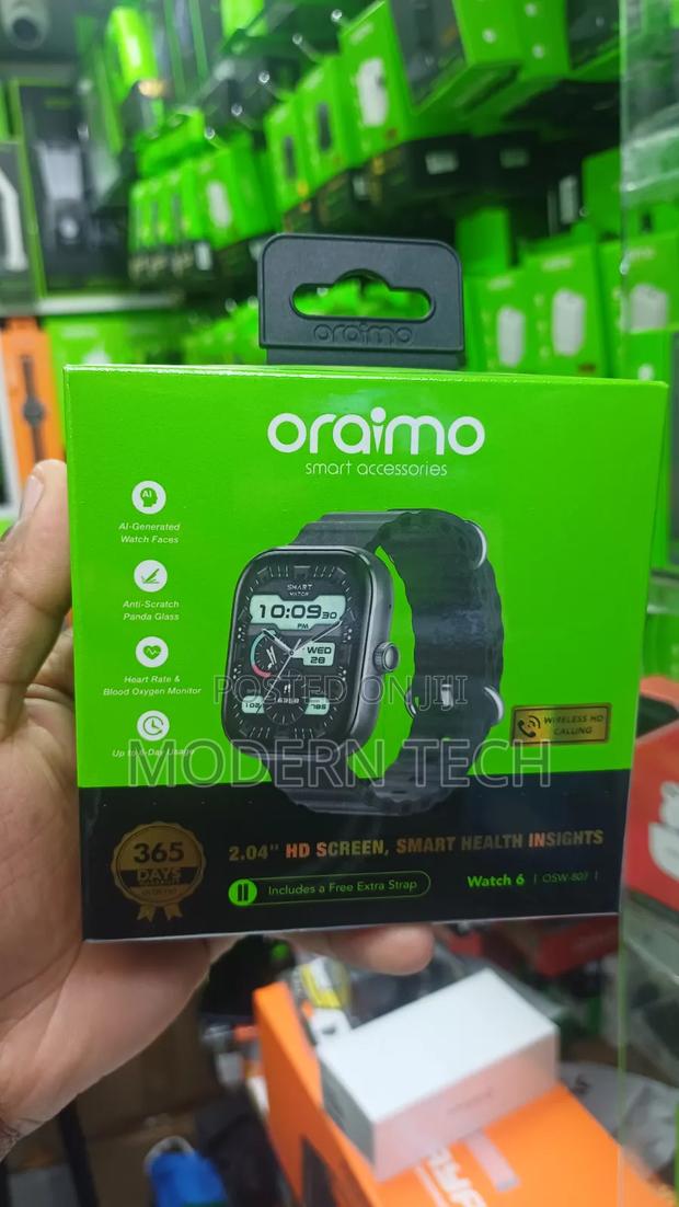 Oraimo Watch 6 Premium Smart Watch for Android iPhone. - thumbnail 2
