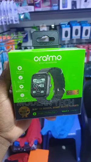 Oraimo Watch 6 Bluetooth Calling Fitness Watch With Panda Glass