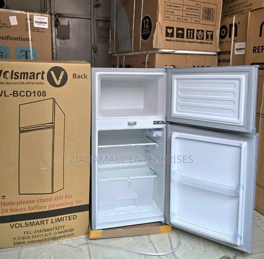 Volsmart 108 Litres Double Door Refrigerator Vl-Bcd108