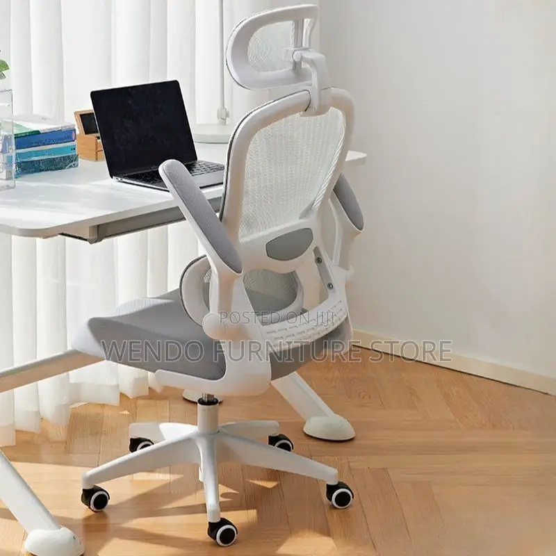 Office Chairs; White Orthopedic Recliner Fabric Office Chairs