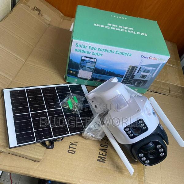 Dual Lens Solar CCTV Camera With Sim Slot – Smart Outdoor Monitoring