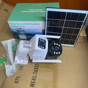 Outdoor Solar 4g PTZ Camera – Dual Hd Lens With Night Vision