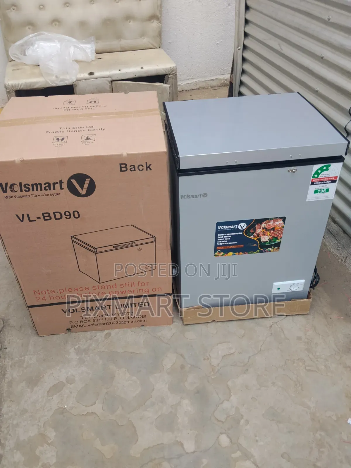 Volsmart Energy Saving 90 LTRS Chest Freezer, Energy Saving