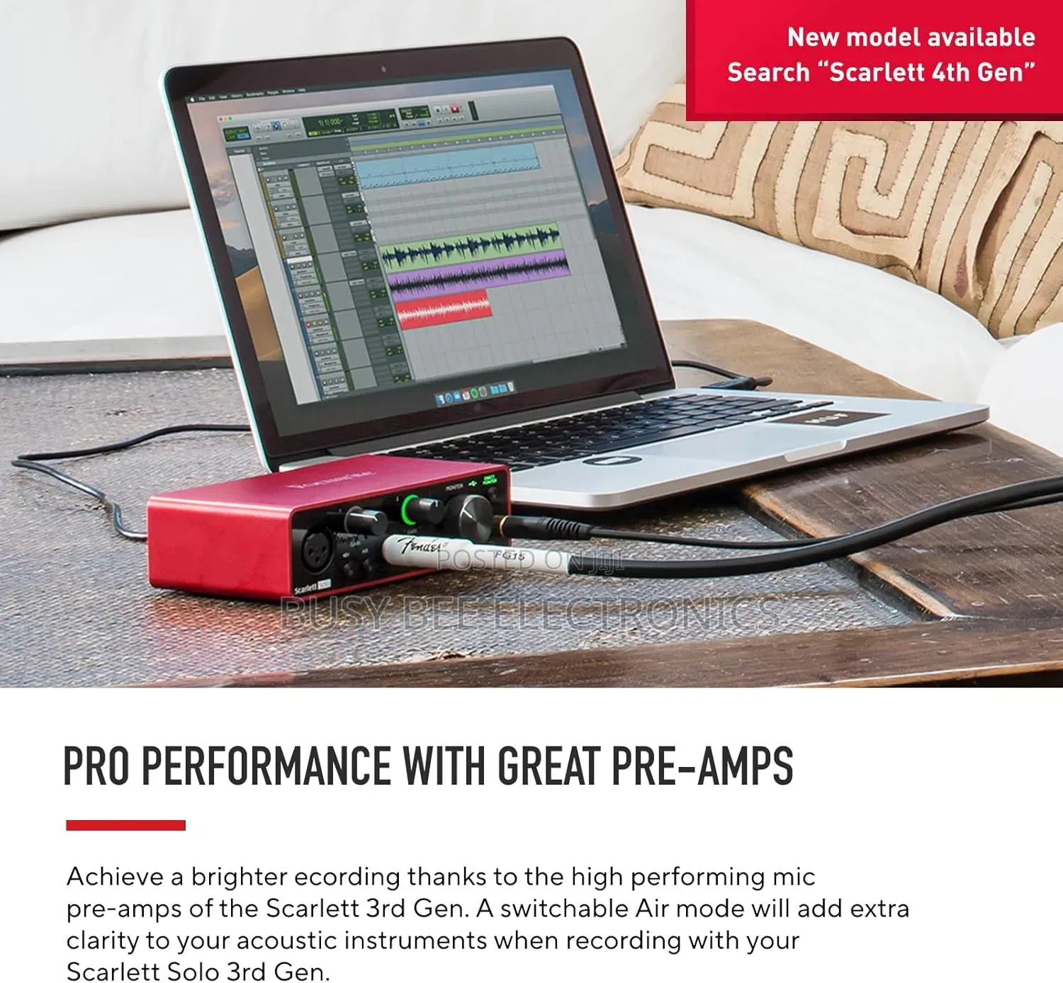 Scarlet Solo Sound Card Usb Audio Interface