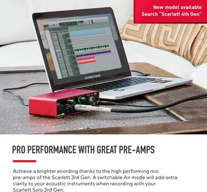 Scarlet Solo Sound Card Usb Audio Interface