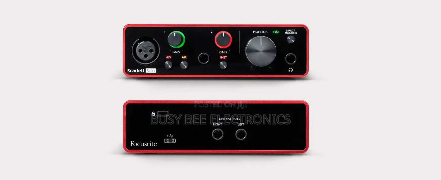 Scarlet Solo Sound Card Usb Audio Interface